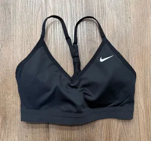 Nike Indy Light Support Sports Bra Black Adjustable‎ Straps Mesh Back Womens M thumbnail 1