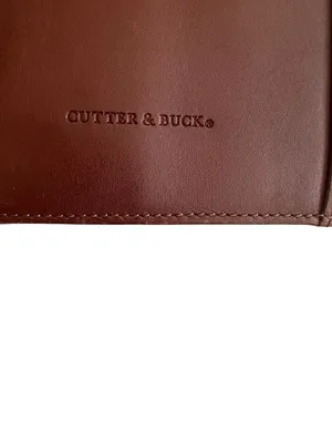 CUTTER & BUCK Tan Brown Leather Bound BB&T Lined Receipt Book thumbnail 7