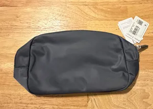 lululemon City Essentials Pouch Zippered Organizer NWT 4L Oil Grey thumbnail 4