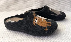Flexus by Spring Step Charcoal Grey Petlove Indoor Slippers Women 36 thumbnail 1