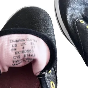 Keds x Kate Spade Glitter Sneakers Black Size 5M Champion Coquette Party thumbnail 10