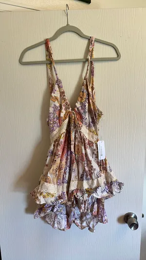 Illa Illa Floral open back romper thumbnail 2