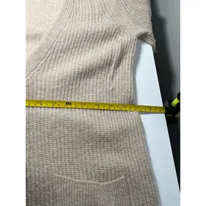Banana Republic Beige Knit Open‎ Front Long Sleeve Cardigan Sweater Women Size S thumbnail 8