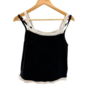 We The Free Twofer Free People Black White Layered Cami Tank Top OB2187897 Large thumbnail 3