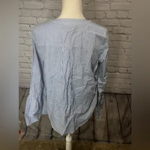 NWT Caslon puff sleeve embroidered blouse small thumbnail 2