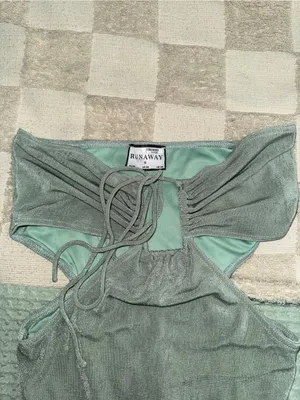 Runaway the Label Jodi Midi Dress in Sage size Small thumbnail 3