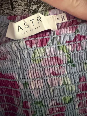 ASTR The Label Floral Milkmaid Cottage-Core Romantic Flowy Midi Dress Medium. thumbnail 7