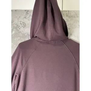 Quince Women's SuperSoft Fleece Full-Zip Up Hoodie Dried Fig Purple XS thumbnail 4