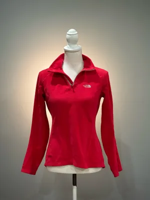 Pink The North Face Lightweight Fleece Jacket Size S EUC thumbnail 2