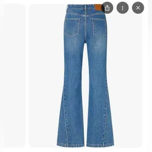 MID WAIST FLARED JEANS Blue Size 27 thumbnail 4