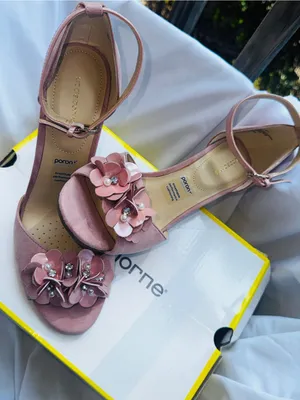 Liz Claiborne Pink Floral Block Heel Sandals 9.5 thumbnail 12