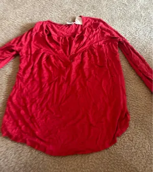 ab3 Woman size 2xl Top Shirt Red Unused thumbnail 1