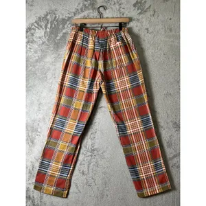The Territory Ahead Plaid Cotton Pull On Pants Medium Academia Preppy Grunge thumbnail 3