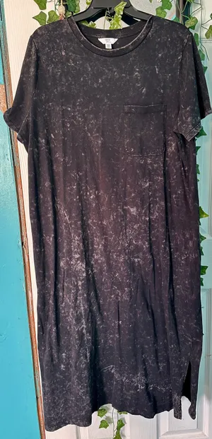 Time and Tru Cotton Midi T-Shirt Dress thumbnail 1