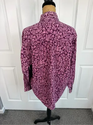 In Good Company Sz L Floral Corduroy Button Down Shirt Cotton NWOT 100% cotton thumbnail 14