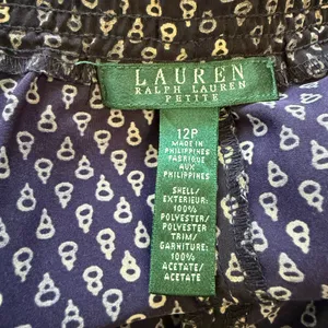 Lauren Ralph Lauren Geometric Wide Leg Pants‎ Size 12 Petite thumbnail 5