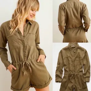 Aerie NWT green utility romper size xs thumbnail 2