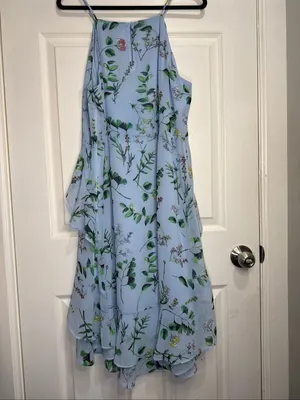 Banana Republic chiffon floral dress size 16 thumbnail 3