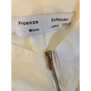 Rent the runway sz 4 proenza schouler solid white zipper down front sundress thumbnail 6