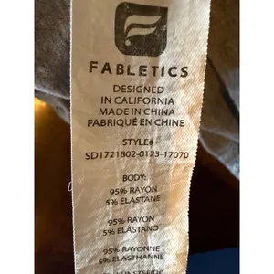 Fabletics Lliana Maxi Dress Women XXL Gray Racerback Side Slit‎ Athleisure Yoga thumbnail 9