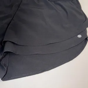 Apana Black Ruffle Active Athletic Shorts Built-In Panty Gym Workout Size M thumbnail 3