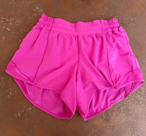 Lululemon hotty hot pink shorts Size 6 #athleisure #yoga #running thumbnail 1