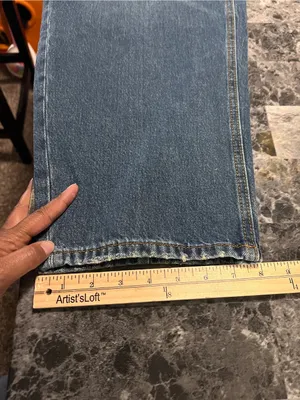 LOFT Rivete Mid Rise Barrel‎ Jeans Echo Wash Cotton Button Fly Crop Size 31 NWT thumbnail 13