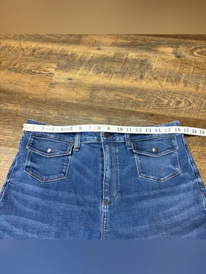 American Eagle Super High Rise Flare Jeans Womens 14 Short Next Level Stretch thumbnail 6