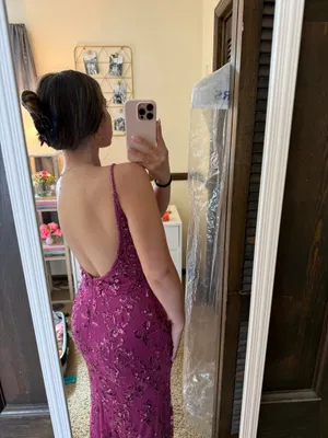 Light Pink Prom Dress thumbnail 4