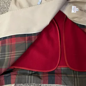 Vintage London Fog Tempo Europa Trench Coat Scarf Set Used 10Pd thumbnail 12