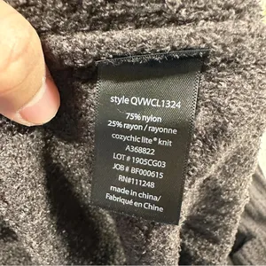 Barefoot Dreams CozyChic Lite Relaxed Hooded Cardigan Open Front Pockets Brown L thumbnail 10