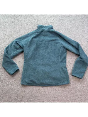 The North Face Women’s Sherpa Quarter Zip Fleece Pullover Teal Blue Gorpcore L thumbnail 2