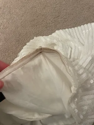 Lulus White Sequin Strapless Mini Dress thumbnail 5