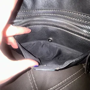 Jaclyn Smith Black Shoulder Tote Bag with Front Pocket thumbnail 6