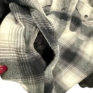 Lucky Brand jacket flannel shacket Cotton Fleece Lined Sweater Jacket size M thumbnail 4