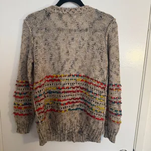 Pieces by Kensie Women's Multicolor Knit Sweater Cardigan Large thumbnail 6
