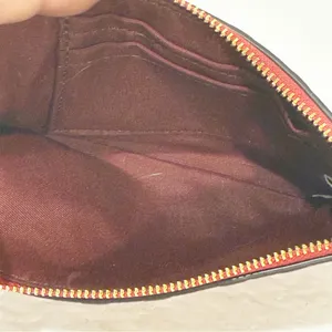 Coach Electric Red Leather Wristlet Corner‎ Zip Wristlet 67555 Wallet thumbnail 4