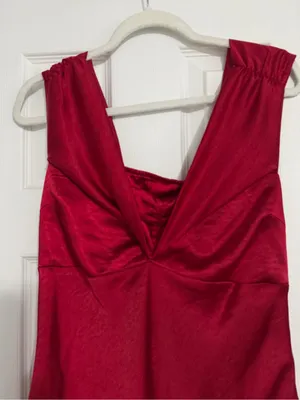 Princess Polly red dress womens size 12 thumbnail 4