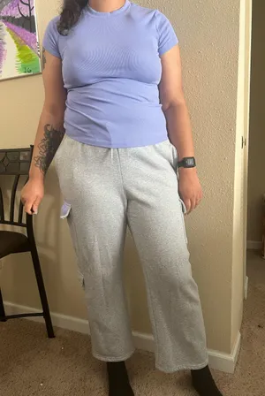 Amazon Grey Cargo Sweatpants thumbnail 1