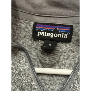 Patagonia Women’s Better Sweater 1/4 Zip Fleece Pullover Gray Size M thumbnail 3