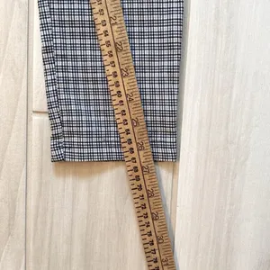 Tommy Hilfiger| Plaid black/white/tan stretchy slacks thumbnail 7