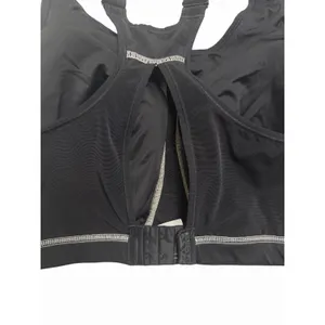 SYROKAN Full Coverage Sports Bras Racerback Wireless Size 36D Black Adjustable thumbnail 4