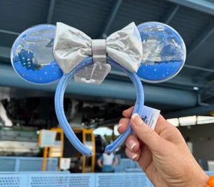 2025 Walt Disney World Skyliner Moving Minnie Mouse Ears Removable Bow - New thumbnail 1