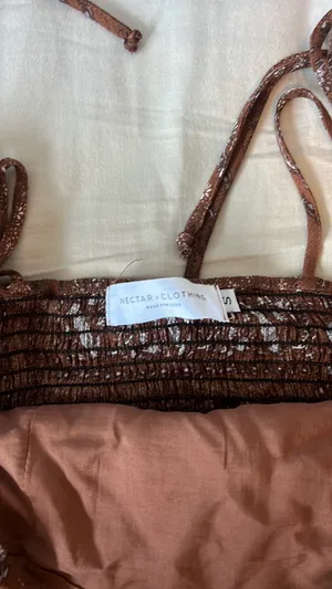 Nectar Clothing Brown Two-Piece Skirt Set thumbnail 4