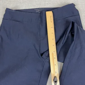 Tommy Bahama Pants Womens 0 Blue Ponte Dress Pants Side Zip Stretch Work thumbnail 6