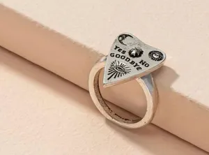 Ouija Board Style Ring Silver thumbnail 3
