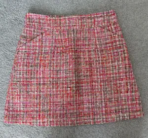 Chicwish SEQUINS TWEED BUD MINI SKIRT IN PINK Size Small NWOT thumbnail 1