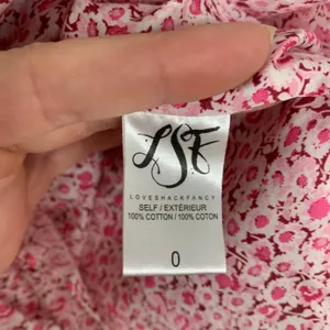 LoveShackFancy LSF Jessie Silk-Blend Mini Floral Feminine Pink Dress Small thumbnail 12