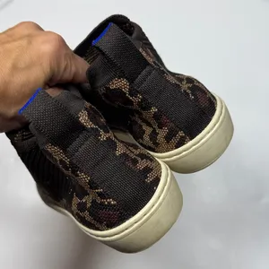 Rothy’s The Chelsea Wildcat Cheetah Print High Top Shoes S-510 Sz 8 thumbnail 4