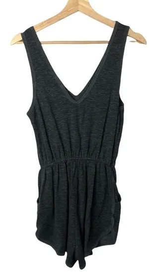 Urban Outfitters BDG Dark‎ Gray Romper S thumbnail 1